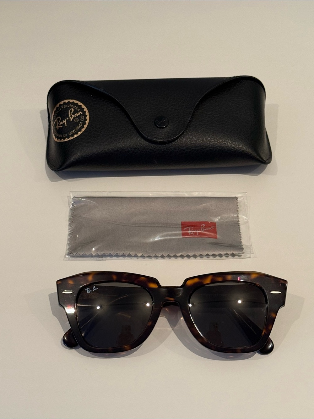 NWOT - Ray-Ban State Street Tortoise w/ Grey Lens